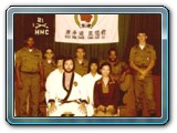 Master Henry with Army students 1978